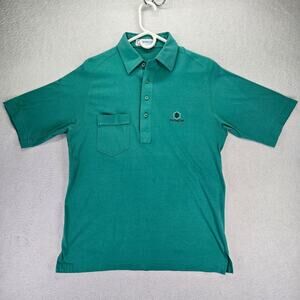 Vtg Desert Inn Polo Shirt Mens M Las Vegas USA 80s 90s Green Vintage